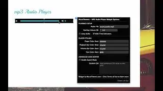 MP3 Audio Player Widget | Tutorial by MuseThemes.com