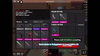 I did these trades in mm2 Roblox #roblox  #trading