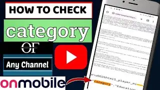 Find any channel category