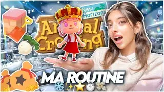 MON *INCROYABLE* ROUTINE dans ANIMAL CROSSING NEW HORIZONS ! Ça va t’aider ✨