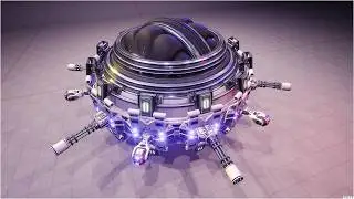 SciFi GyroBall Drone (#UE4, #UE5)
