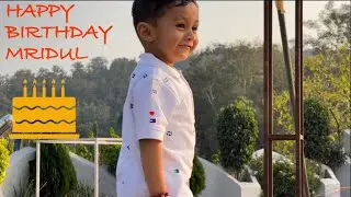 Happy Third Birthday Mridul| Shower Of Blessings@drmkmaheshwari1431 @LoveSongOfficial @HappyBirthdaySongsChannel