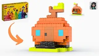 PUMPKIN HOUSE Lego classic 11030 ideas HALLOWEEN How to build