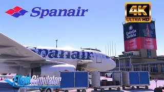 Microsoft Flight Simulator 2020 | A 320 | IVAO | Spanair |  Mallorca - A Coruña | 4K