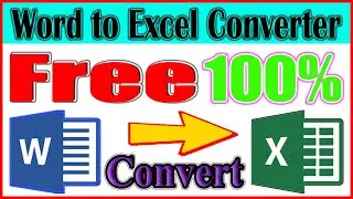 How to word to excel converter online