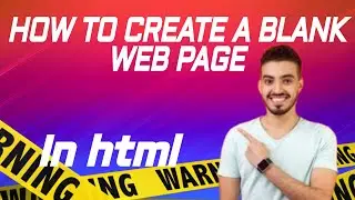 how to create a html webpage by notepad