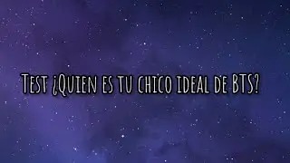 Test: ¿Quien es tu chico ideal de BTS?