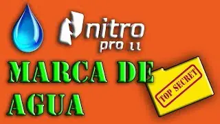 Crear una marca de Agua en PDF | Nitro Pro 11
