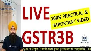 LIVE GSTR3B RETURN FILING | HOW TO FILE GSTR3B RETURN | ITC/ LIABILITY SET OFF IN GSTR3B RETURN