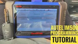 AUTEL IM508 ACURA HONDA KEY PROGRAMMING TUTORIAL 