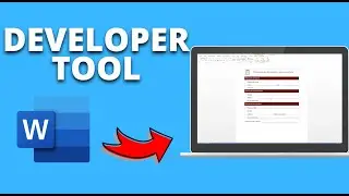 How to Activate The Developer Tool on Word