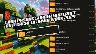 TUTORIAL CARA PASANG SHADER MINECRAFT 2024