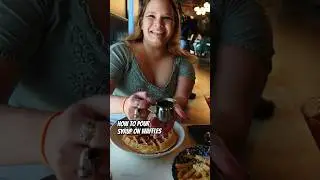 Pouring Syrup on Waffles The Right Way