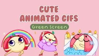 Cute Animated GIFs | Green Screen ✿