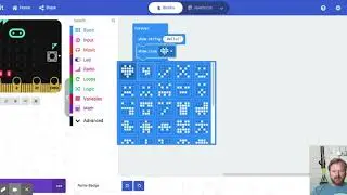 Micro:bit Scrolling Text from chromebook.