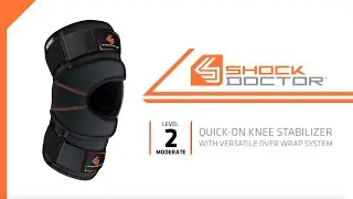 Shock Doctor – How to Fit Quick-On Knee Stabilizer With Flexible Support Stays & Straps (SD884)