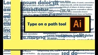 How to Use Type on a Path Tool in Adobe Illustrator