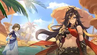 Dehya - Scarlet Sand Sojourn | Genshin Impact | Live Wallpaper 4K60