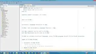 2015 05 27 20 05 Oracle Batch 101   Class 13   PL SQL 1 Introduction