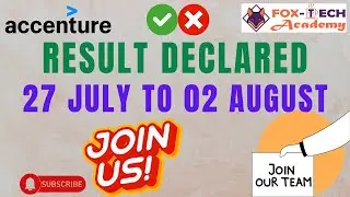 ✅ Accenture Result Declared | Accenture interview result | Accenture result  | #accenture