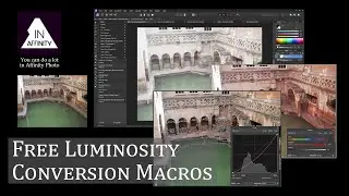 Free Luminosity Conversion Macros (with Affinity Photo)
