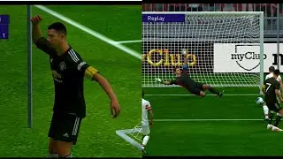 cristiano Ronaldo with a beautiful goal celebration| pes 2021