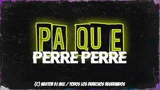 PA' QUE PERRE PERRE (Remix) | NESTOR DJ MIX ✘ DJ KAPA