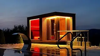 Luxury garden sauna Scandit 10