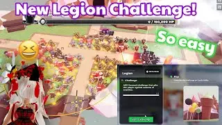 New Legion Challlenge showcase in TDS! #roblox