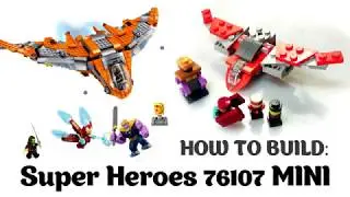 LEGO Marvel mini-MOC 2018 (set 76107) - How to Build
