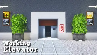 Minecraft | How to Build a WORKING Elevator Easy