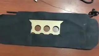 Переделка солнцезащитного козырька