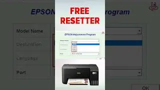 Free Epson L1210, L3210, L3250, L3251, L3260, L5290 Reset Tool. #epsonl3250 #epsonl3210