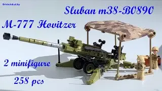 M-777 howitzer  Sluban M38-B0890 series ModelBrick