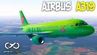 AIRBUS A319 S7 AIRLINES - INFINITE FLIGHT - СИМУЛЯТОР САМОЛЕТА НА ТЕЛЕФОНЕ