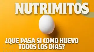 NutriMitoss – ¿COMER HUEVO  todos los DIAS sube el COLESTEROL?