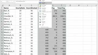 Week 3   Video 6   Macro Button, Macro Payroll Example