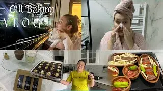 GÜNLÜK CİLT BAKIMI YAPIYORUZ 🧖🏼‍♀️ 5 ÇAYI TARİFLERİ HAZIRLADIM | BOL SOSLU KEK | BİRLİKTE 3 GÜN VLOG