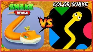 Snake Rivals Vs Color Snake Game Comparison!