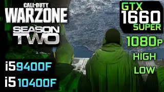 COD : Warzone - GTX 1660 Super | i5 10400F | 1080p | Low & High Settings | Gameplay Benchmark