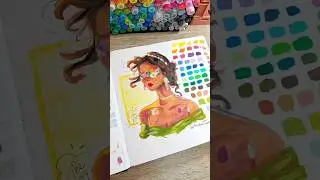 mixed media✨️🩷 #art #draw #drawing #oilpastels #spring #mixedmedia #markers #drawwithme #aesthetic