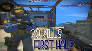 20 Kills in First Half to Carry 2000+ elo game in faceit with g pro x superlight!