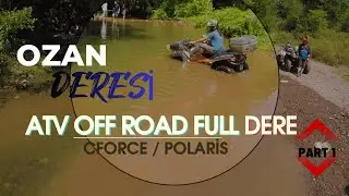 OZAN DERESİ ATV OFF ROAD SERİNLETEN VİDEO POLARİS,CFMOTO