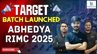 ABHEDYA RIMC 2025 BATCH LAUNCHED #rimc2025 #sainikschool #rimcpreparation #maths #viralvideos