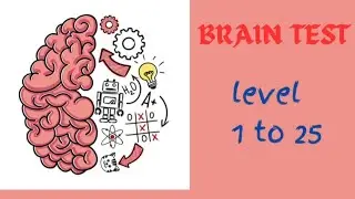 Brain test level 1 to 25 | Intrusting brain test game|