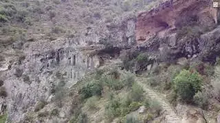PR-CV 147. Vista del sendero en el tramo 1, tras ...