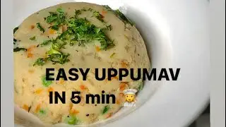 Easy uppumav #bachelorcooking #breakfastrecipe #indiancookingvideo