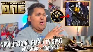 NEW 'TRANSFORMERS: ONE' Official Clip + TV Spot REACTION/ANALYSIS! [Till We Reach ONE 5]