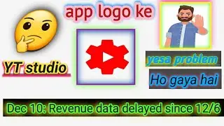 [New Youtuber] dec 10 revenue data delayed since 12/6 🤔