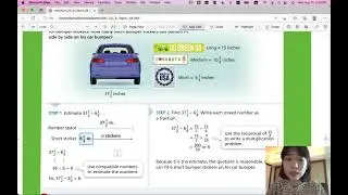 EnVision Math 6 Lesson 1-6: Divide Mixed Numbers